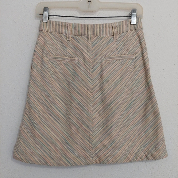 Pilcro And The Letterpress Skirt Womens 0 Rainbow Button Front Denim Mini. - Picture 5 of 7